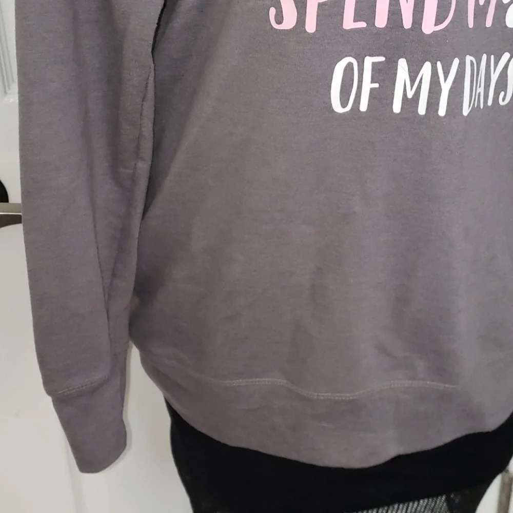 Instant Message Grey Graphic Dog Sweater - Picture 7 of 14